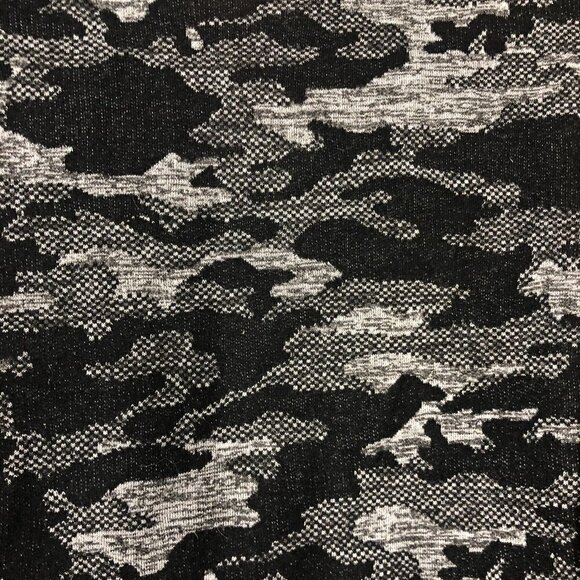 S--dry Black Grey Camoflauge Camo Raw Edge Long Sleeve Top Sz L - Picture 5 of 7